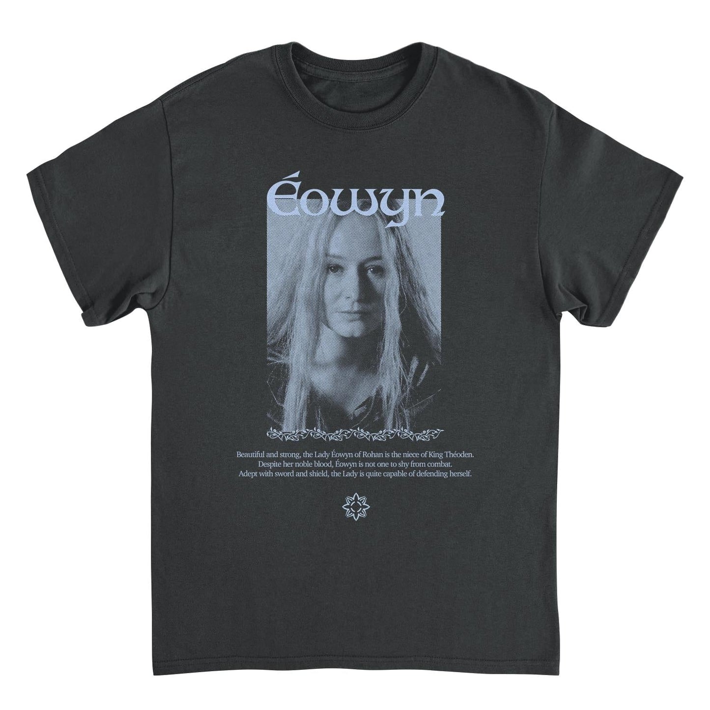 Lord of The Rings Eowyn the Shieldmaiden Black Mens T Shirt