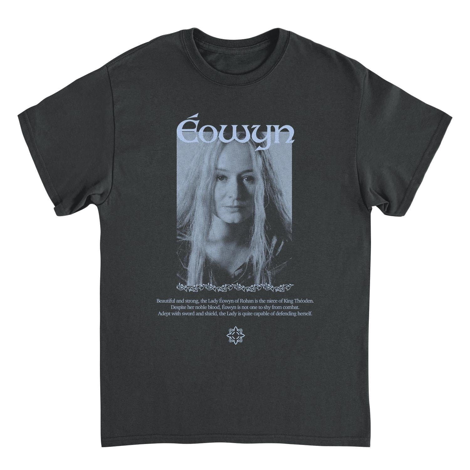 Lord of The Rings Eowyn the Shieldmaiden Black Mens T Shirt