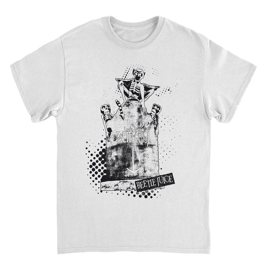 Beetlejuice Here Lies Betelgeuse White Mens T Shirt