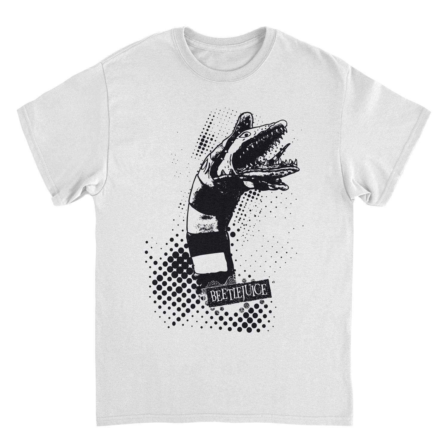 Beetlejuice Sandworm Attack White Mens T Shirt