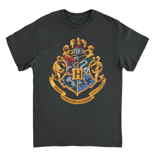Harry Potter Hogwarts Black Mens T Shirt