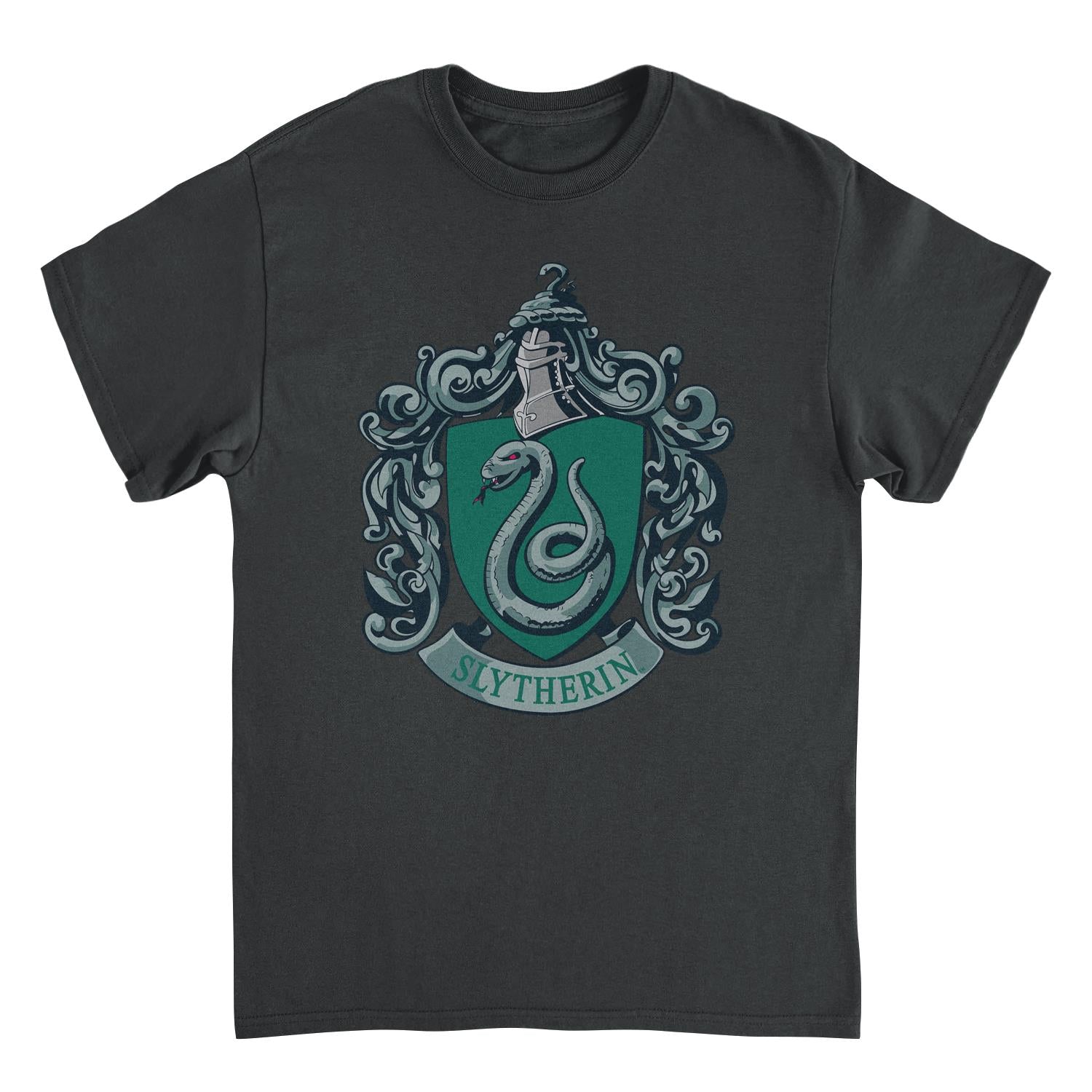 Harry Potter Slytherin Black Mens T Shirt