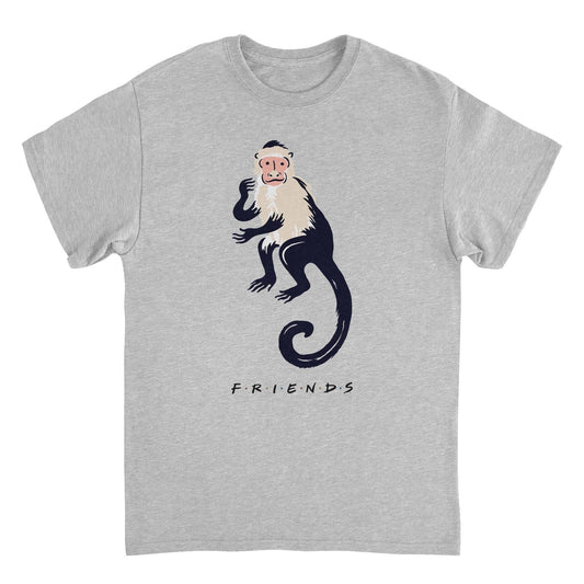 Friends Marcel the Monkey Sport Grey Mens T Shirt