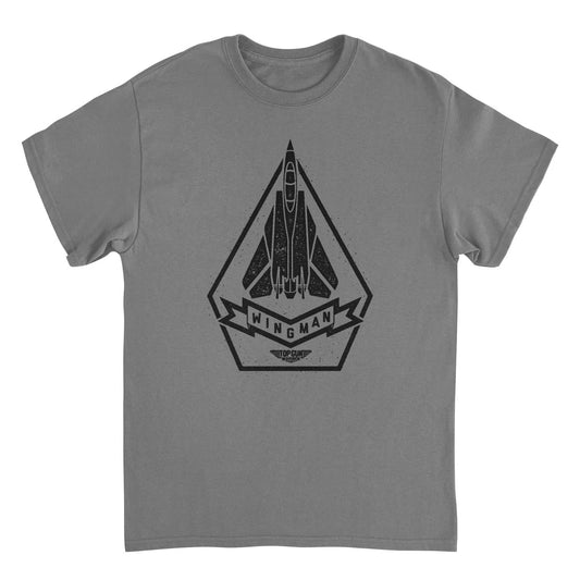 Top Gun Wingman Charcoal Mens T Shirt