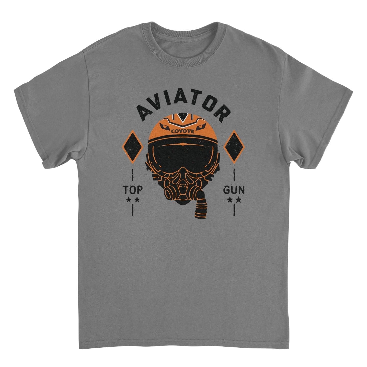 Top Gun Aviator Top Gun Charcoal Mens T Shirt