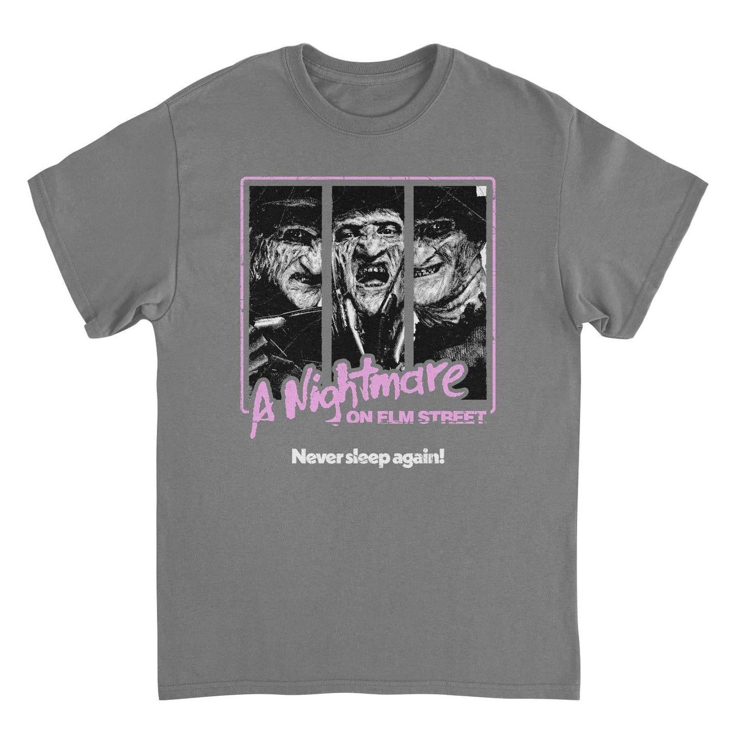 Nightmare on Elm Street Dream Demon Charcoal Mens T Shirt