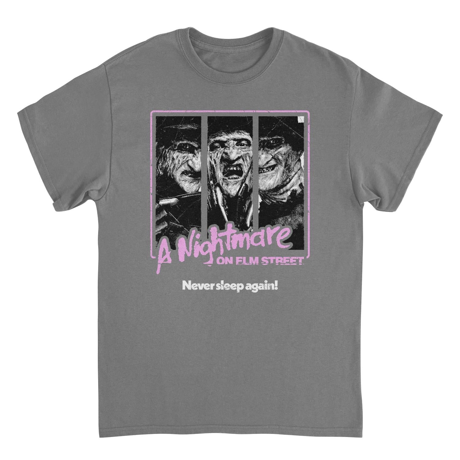 Nightmare on Elm Street Dream Demon Charcoal Mens T Shirt