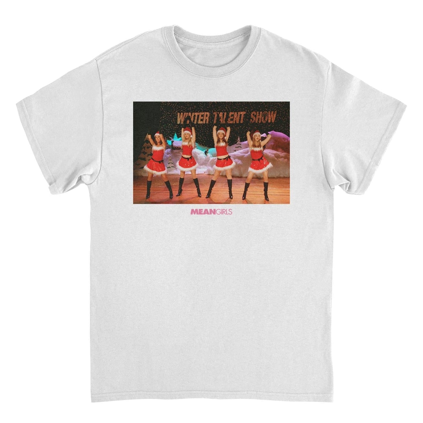 Mean Girls Christmas Scene White Mens T Shirt