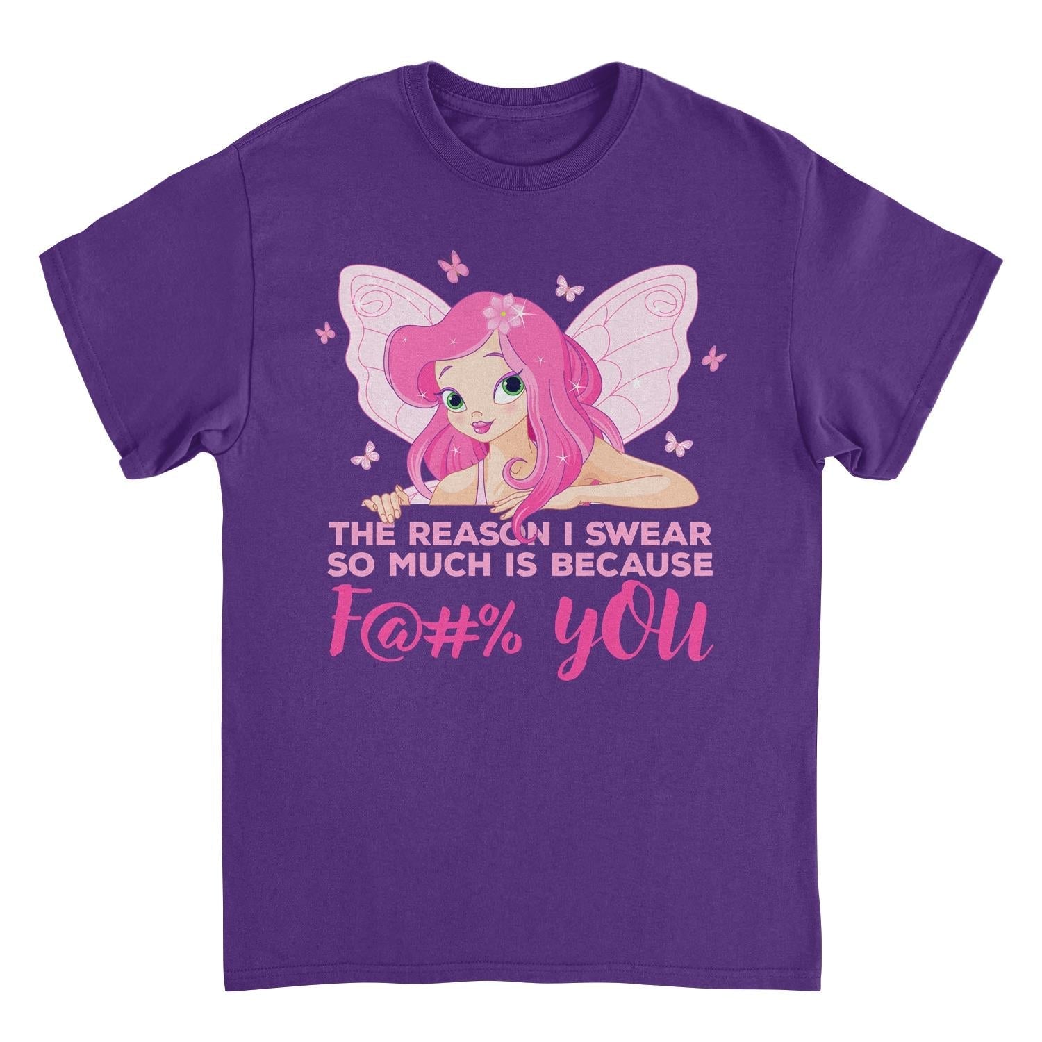 The Reason I Swear Funny Mens T Shirt