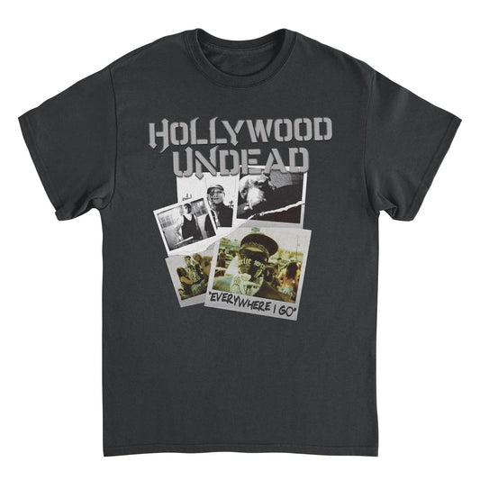 Hollywood Undead Ripped Pictures Mens T Shirt