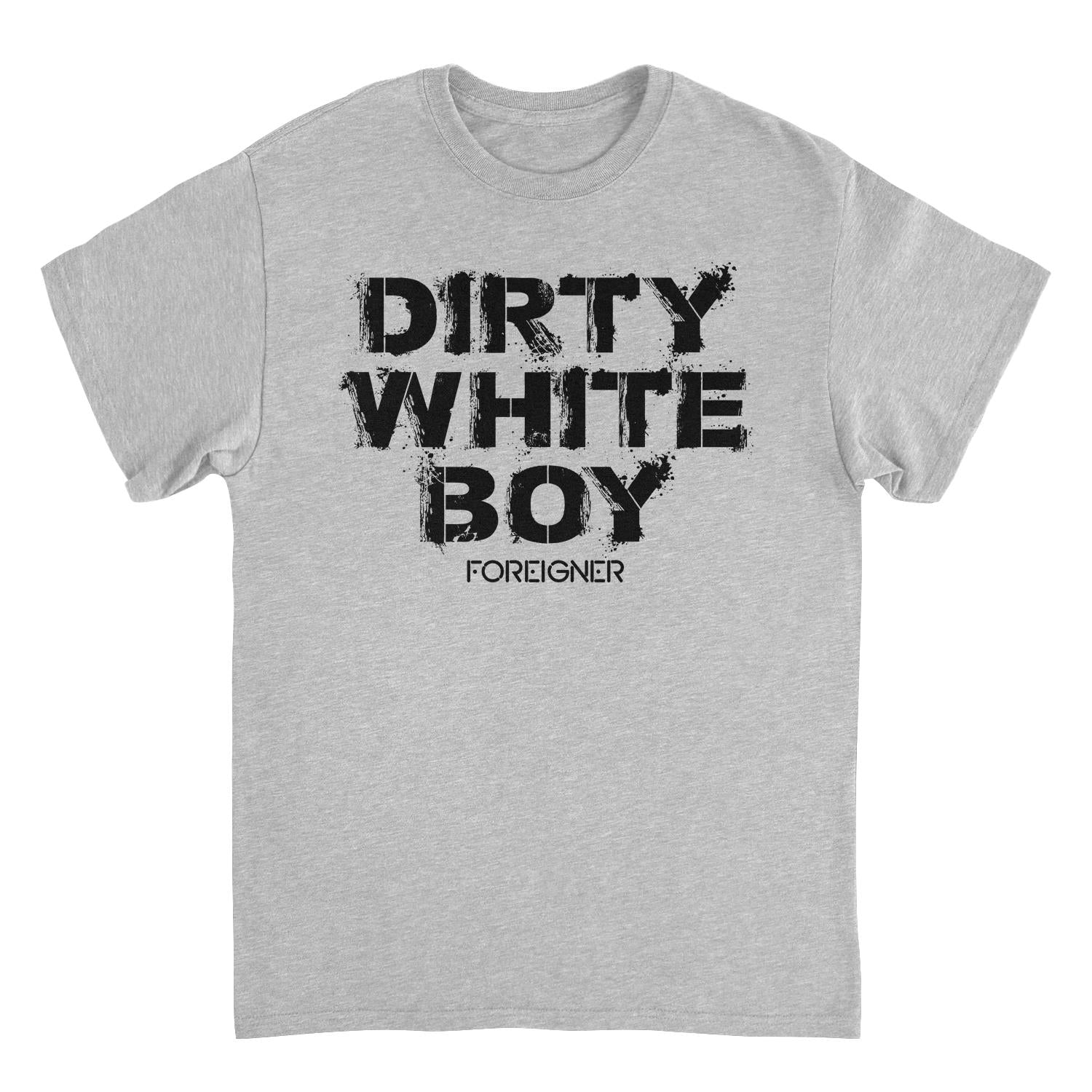 Foreigner Dirty White Boy Sport Grey Mens T Shirt