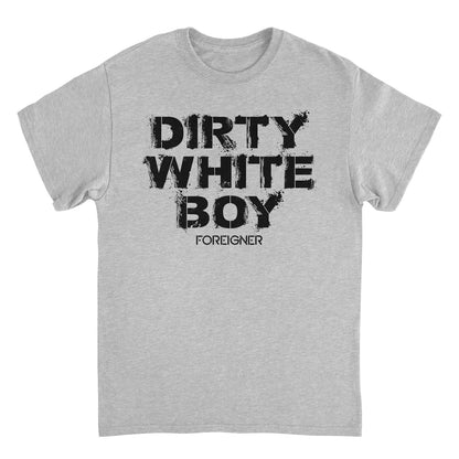 Foreigner Dirty White Boy Sport Grey Mens T Shirt