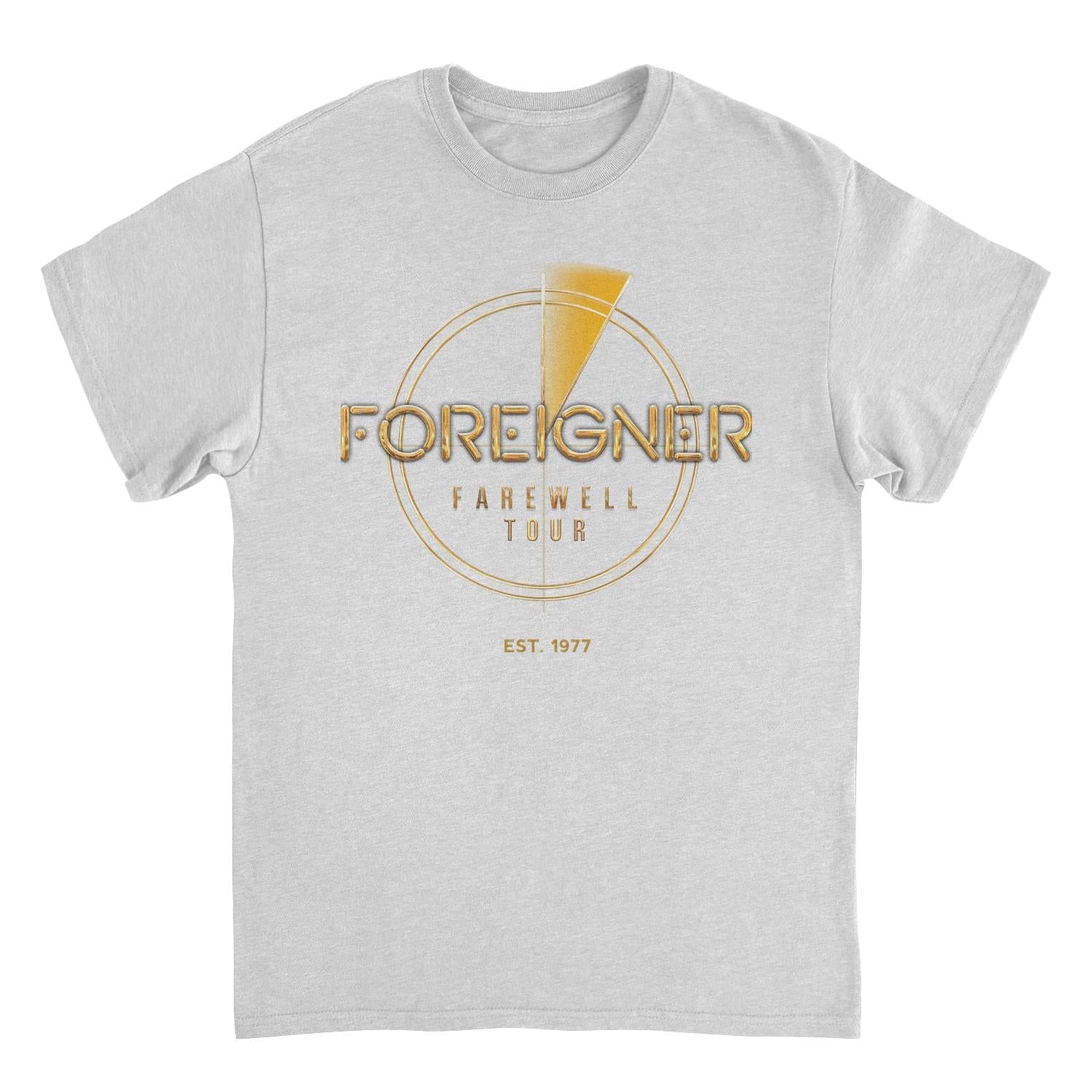 Foreigner Farewell Tour Ash Grey Mens T Shirt