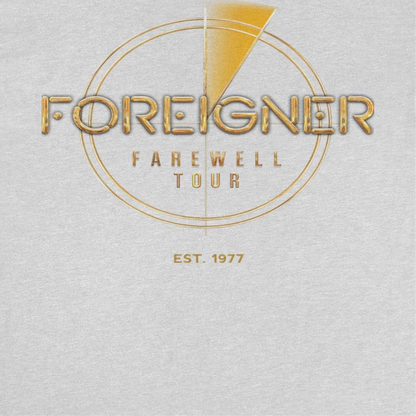 Foreigner Farewell Tour Ash Grey Mens T Shirt