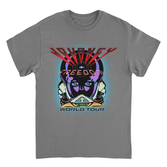 Journey Freedom World Tour Charcoal Mens T Shirt
