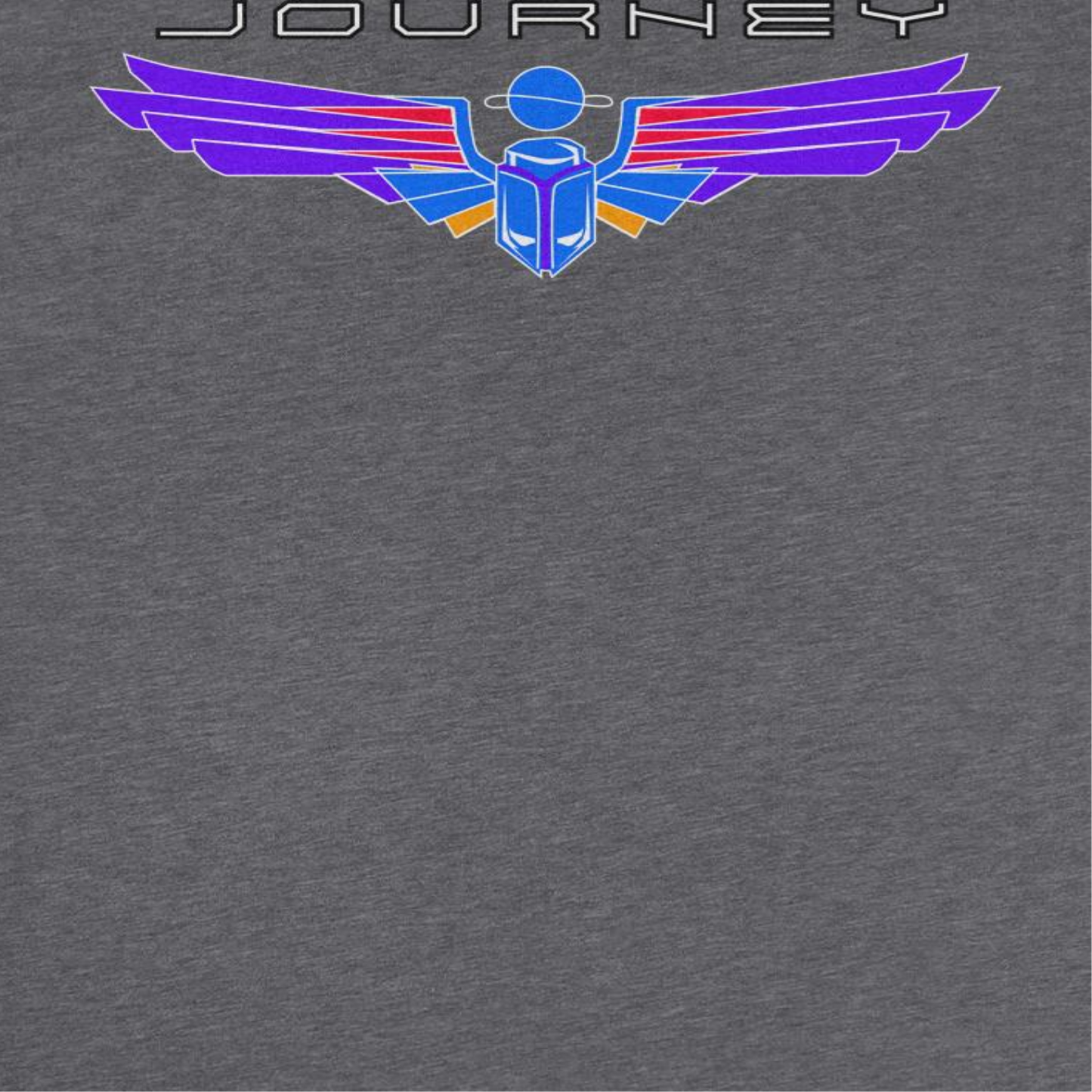 Journey Color Line Scarab Mens T Shirt Dark Heather