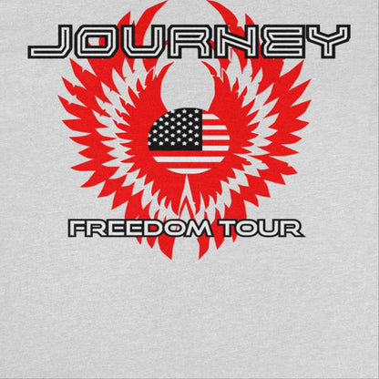 Journey Freedom Tour America Ash Grey Mens T Shirt