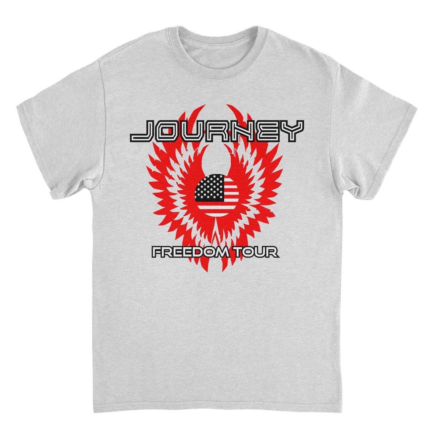Journey Freedom Tour America Ash Grey Mens T Shirt