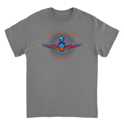 Journey Freedom World Tour Scarab Charcoal Mens T Shirt