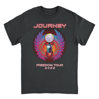 Journey Freedom Tour 2022 Colorful Black Mens T Shirt