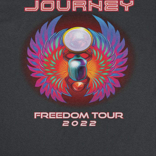 Journey Freedom Tour 2022 Colorful Mens T Shirt Black