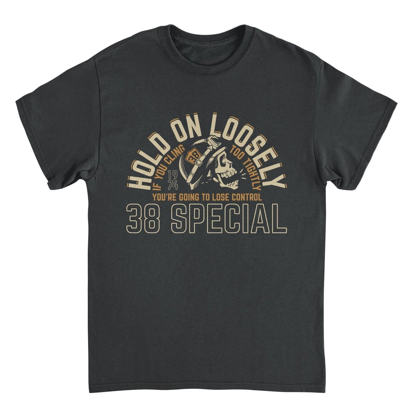 38 Special Hold on Loosely Skull Mens T Shirt