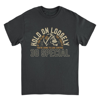 38 Special Hold on Loosely Skull Mens T Shirt