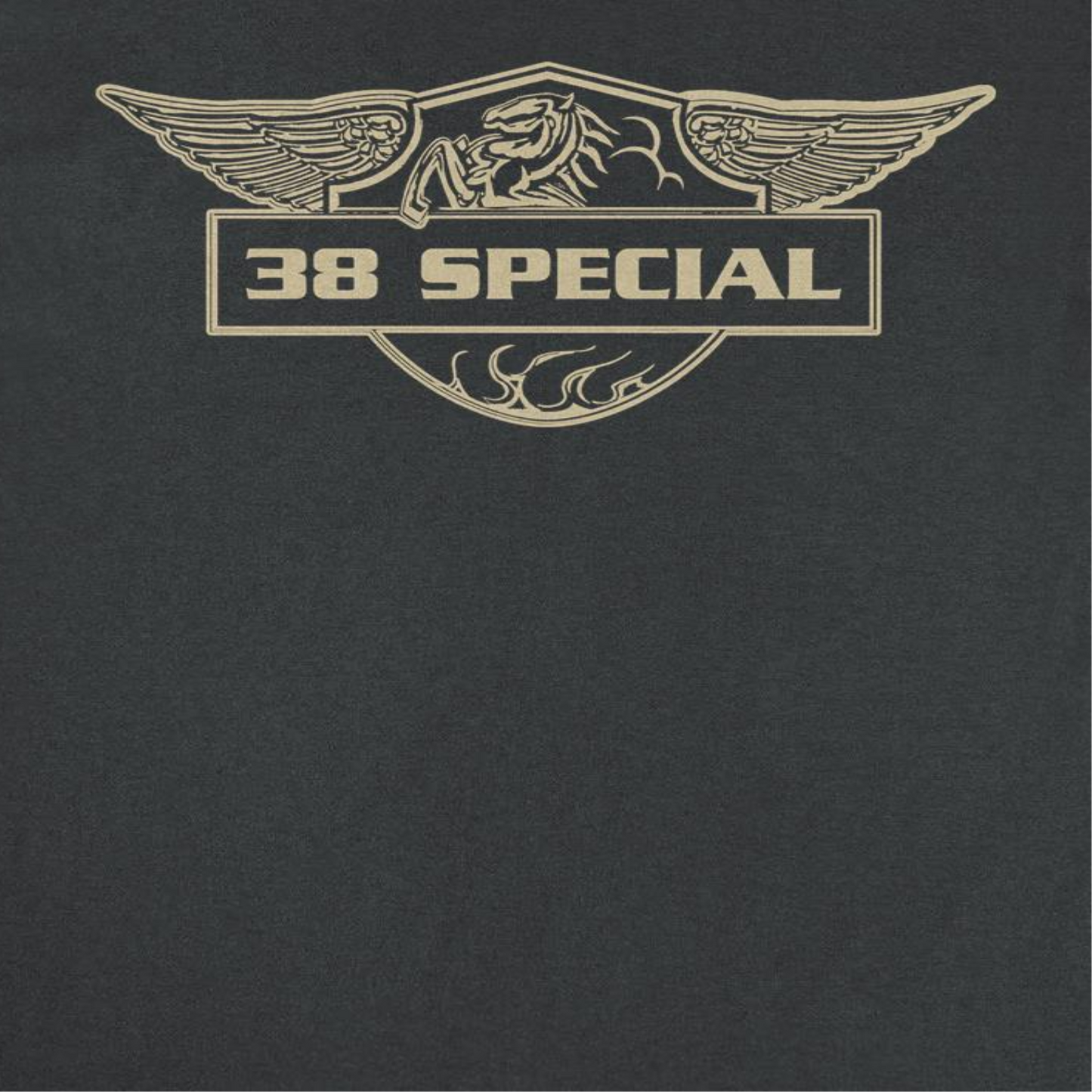 38 Special Emblem Mens T Shirt Gold