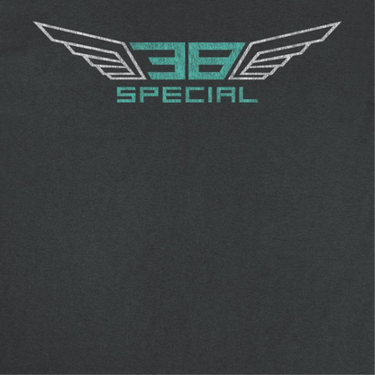 38 Special Wings White and Teal Mens T Shirt