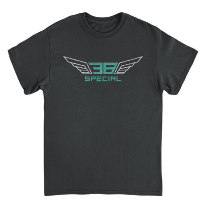 38 Special Wings White and Teal Mens T Shirt