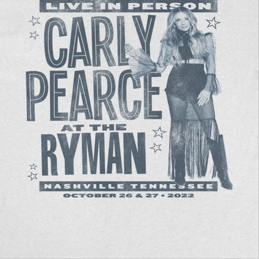 Carly Pierce Oct 2022 Ryman Mens T Shirt