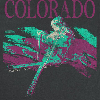 Skiing & Snowboarding Colorado Mens T Shirt Black