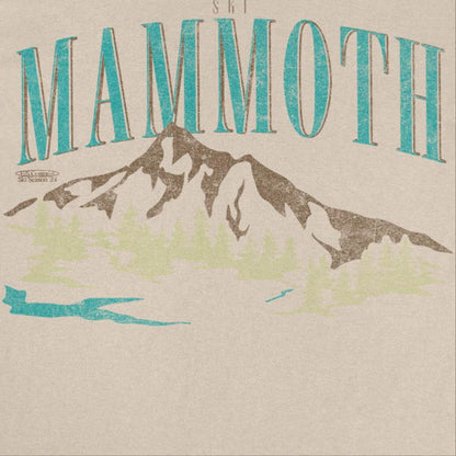 Ski Mammoth Mens T Shirt Tan