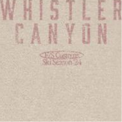 Snowboarding Whistler Light Front & Back Print Mens T Shirt