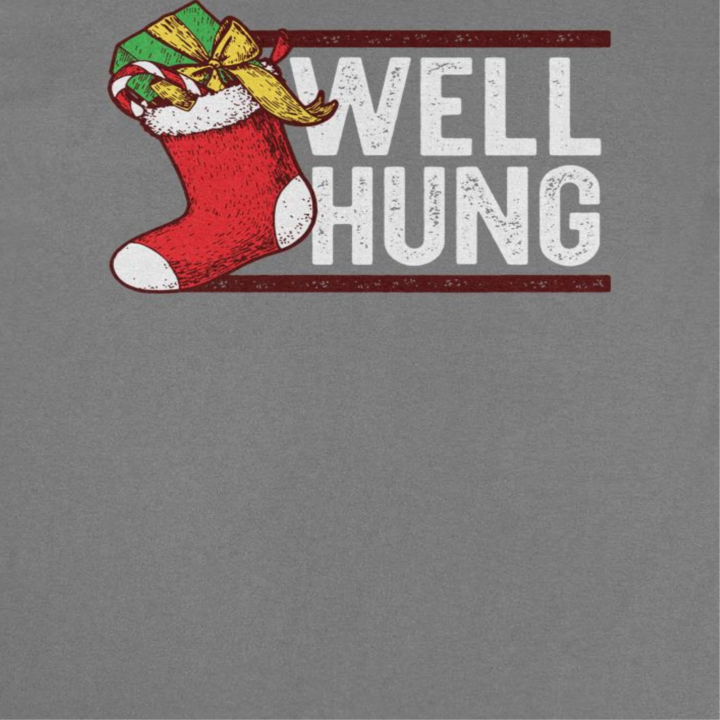 Christmas Mens T Shirt - Well Hung