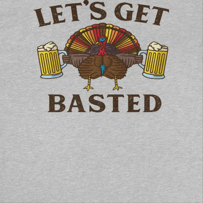 Thanksgiving Mens T Shirt - Let's Get Basted