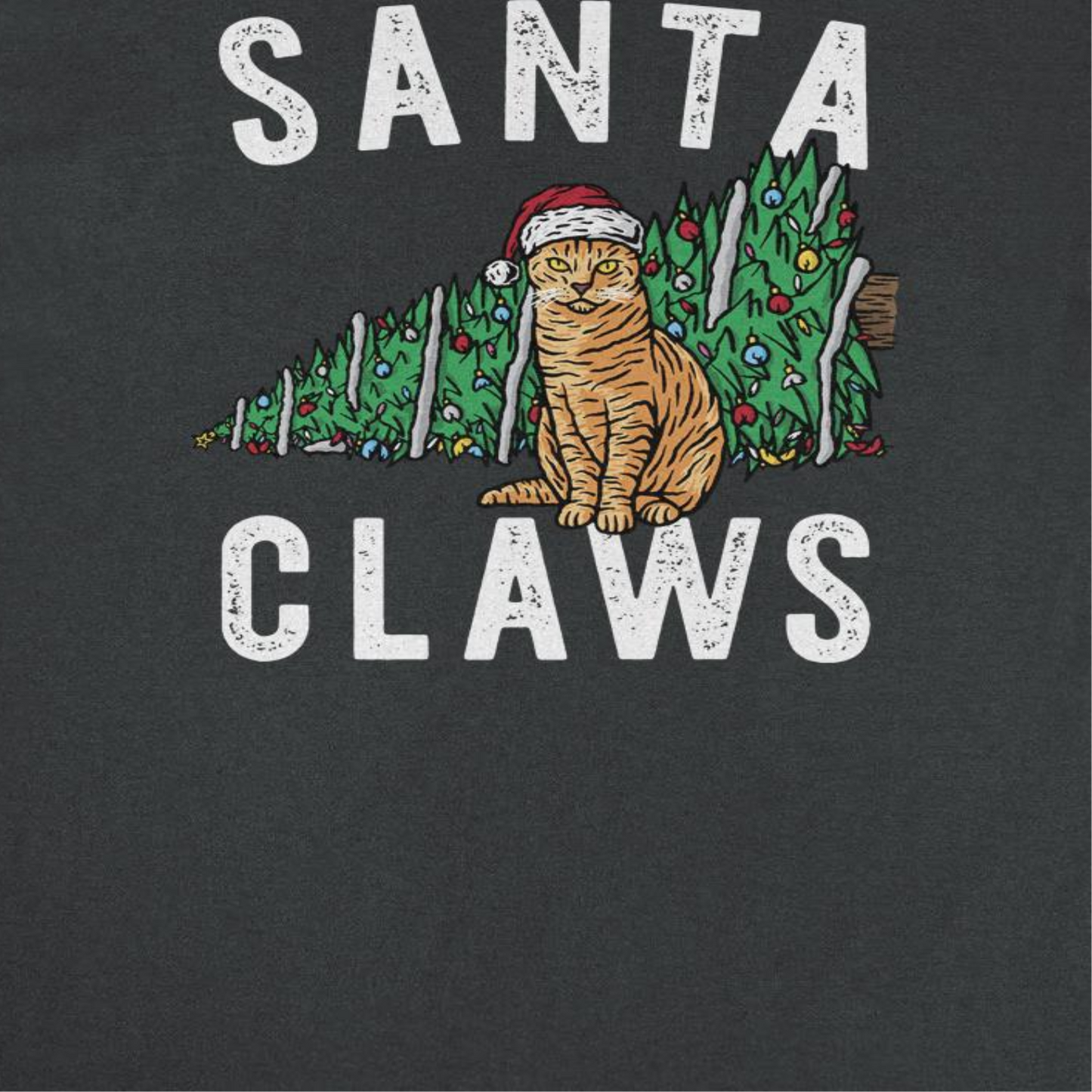 Christmas Mens T Shirt - Santa Claws