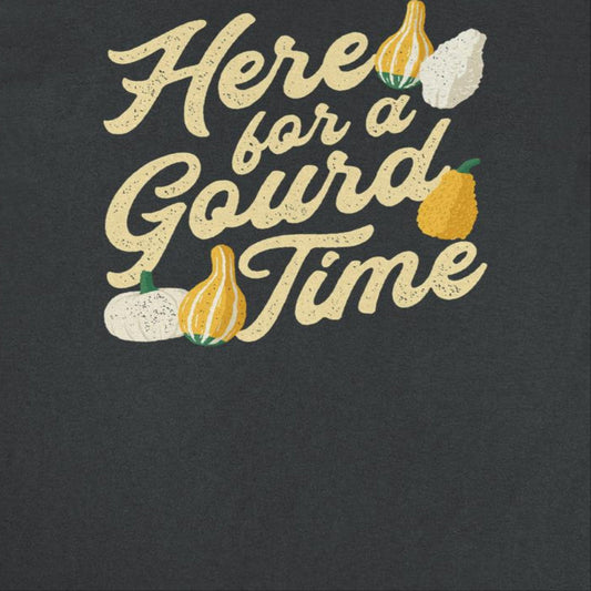 Thanksgiving Mens T Shirt - Here for a Gourd Time