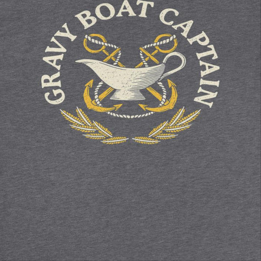 Thanksgiving Mens T Shirt - Gravy Boat Captain