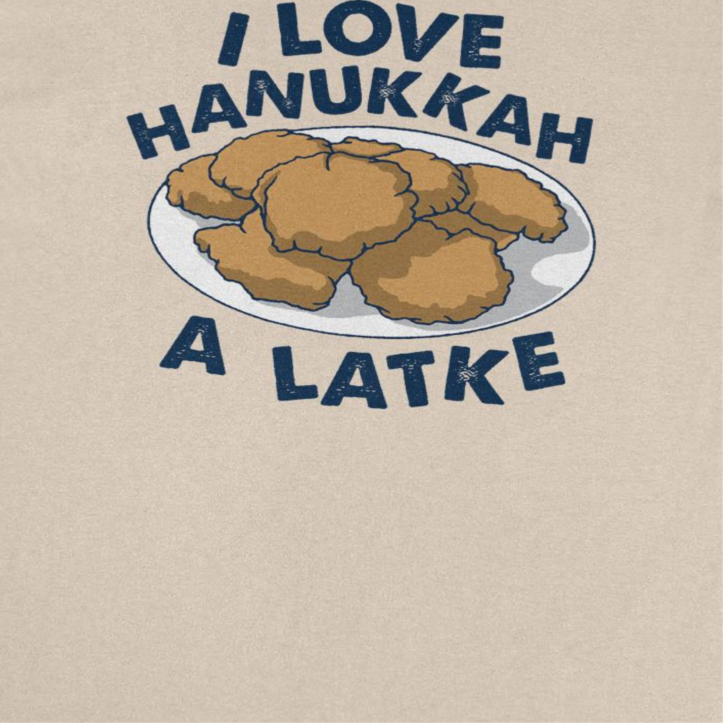 Hanukkah Mens T Shirt - I Love Hanukkah A
