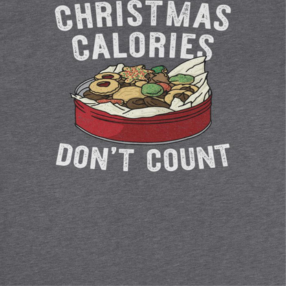Christmas Mens T Shirt - Christmas Calories Don't Count