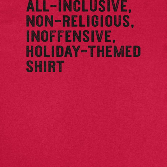 All Mens T Shirt - All Inclusive Holiday Themed