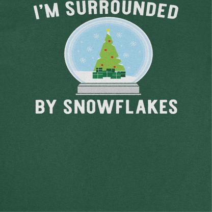 Christmas Mens T Shirt - I'm Surrounded by Snowflakes