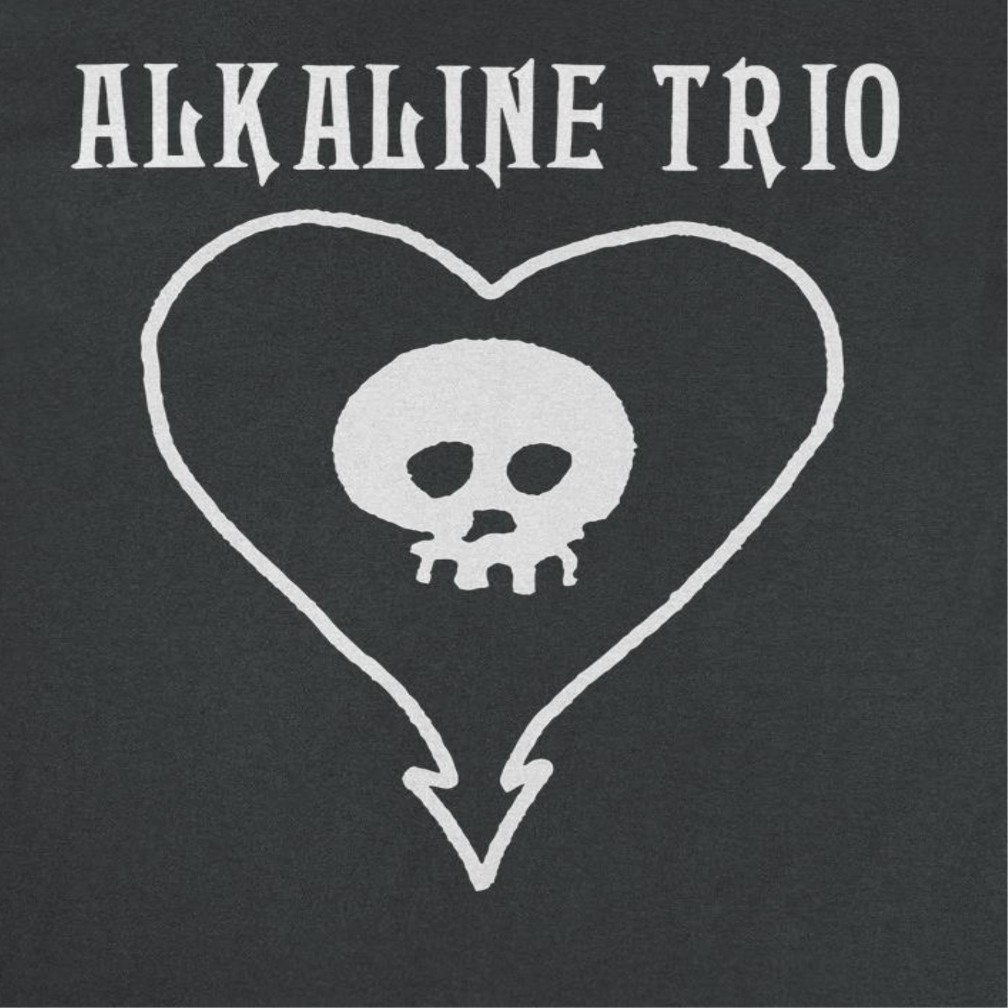 Alkaline Trio Classic Heartskull Mens T Shirt Black