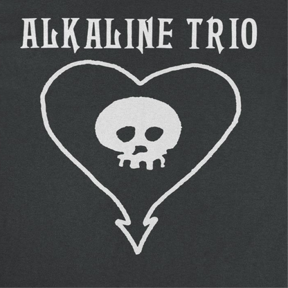 Alkaline Trio Classic Heartskull Mens T Shirt Black