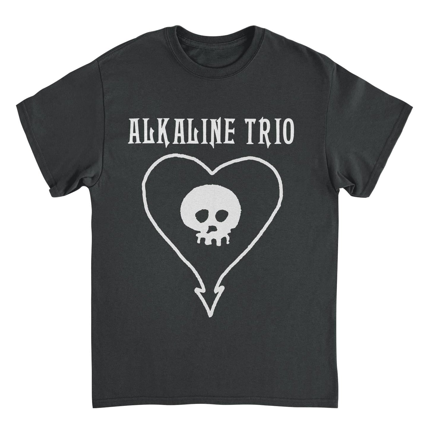 Alkaline Trio Classic Heartskull Black Mens T Shirt