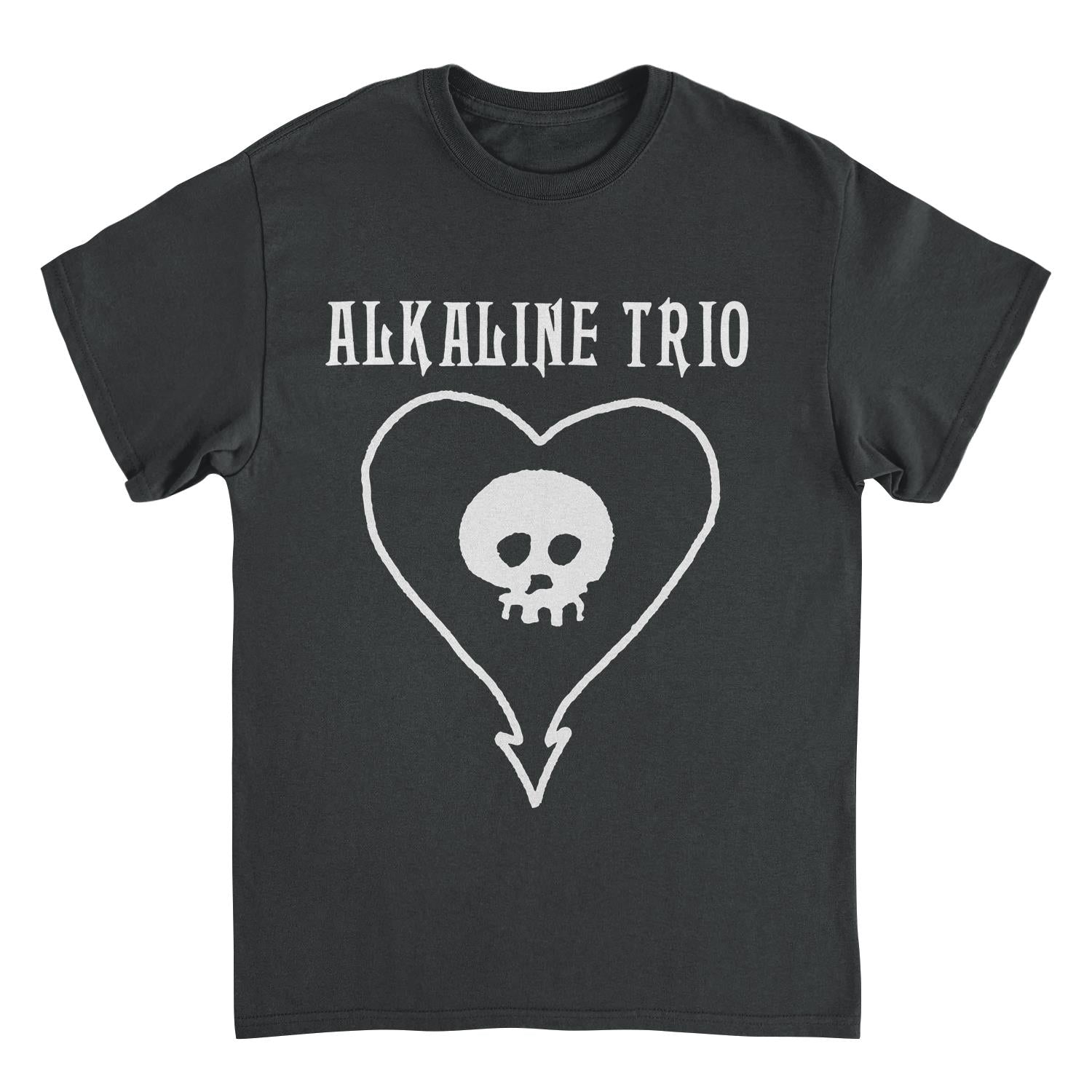Alkaline Trio Classic Heartskull Black Mens T Shirt