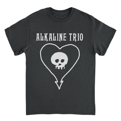 Alkaline Trio Classic Heartskull Black Mens T Shirt