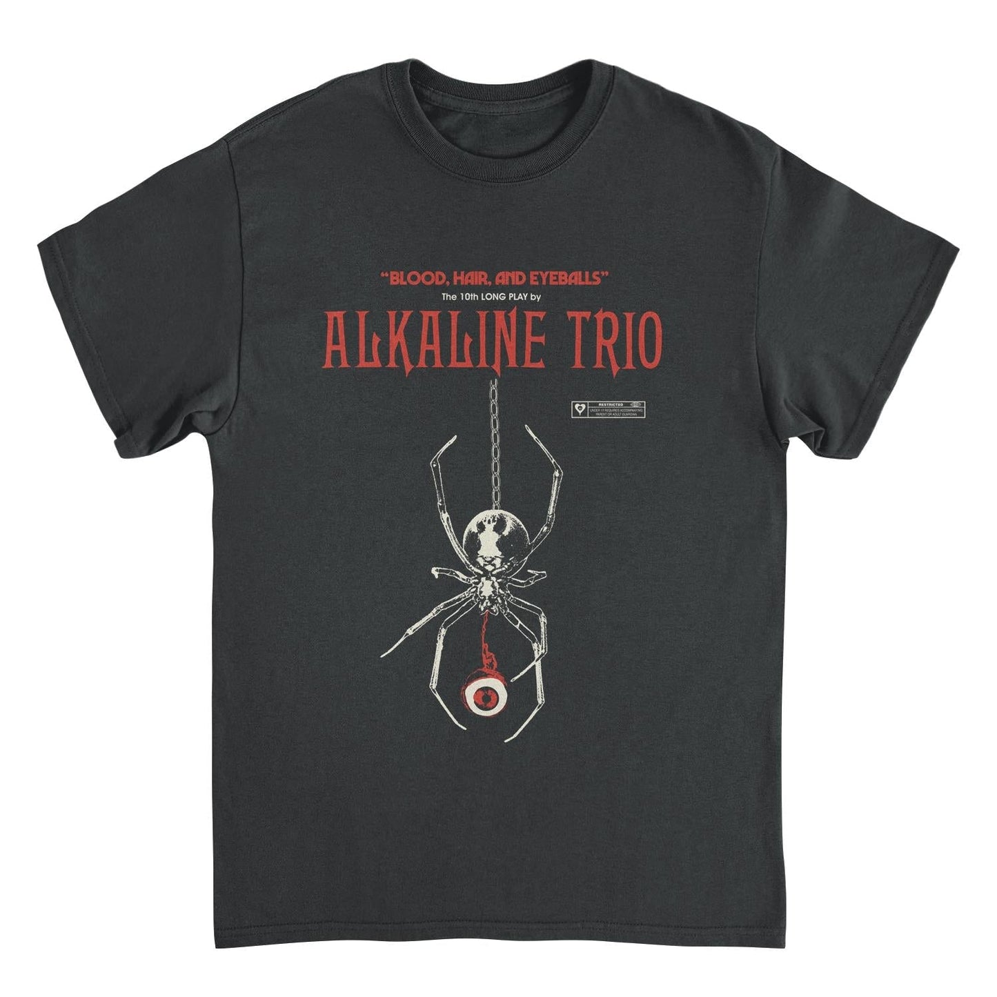 Alkaline Trio BHE Spider Black Mens T Shirt