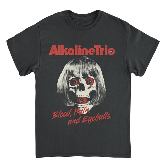 Alkaline Trio Skelly Eyes Black Mens T Shirt